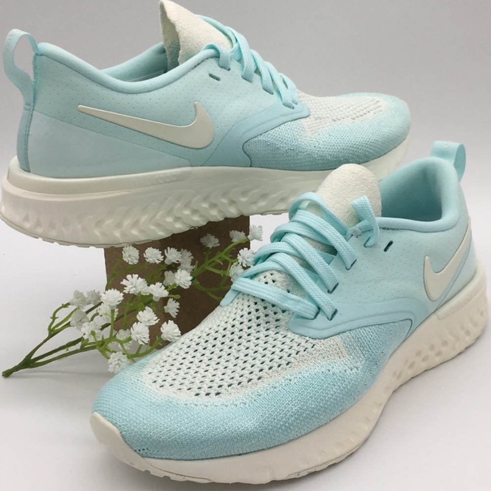 W NIKE ODYSSEY REACT 2 FLYKNIT teal tint/sail - Picture 1 of 8